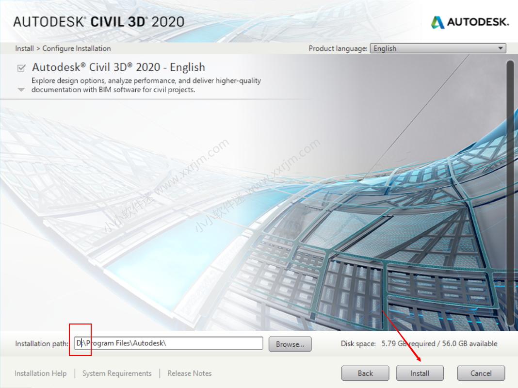 AutoCAD Civil3D 2020中文破解版下载地址和安装教程