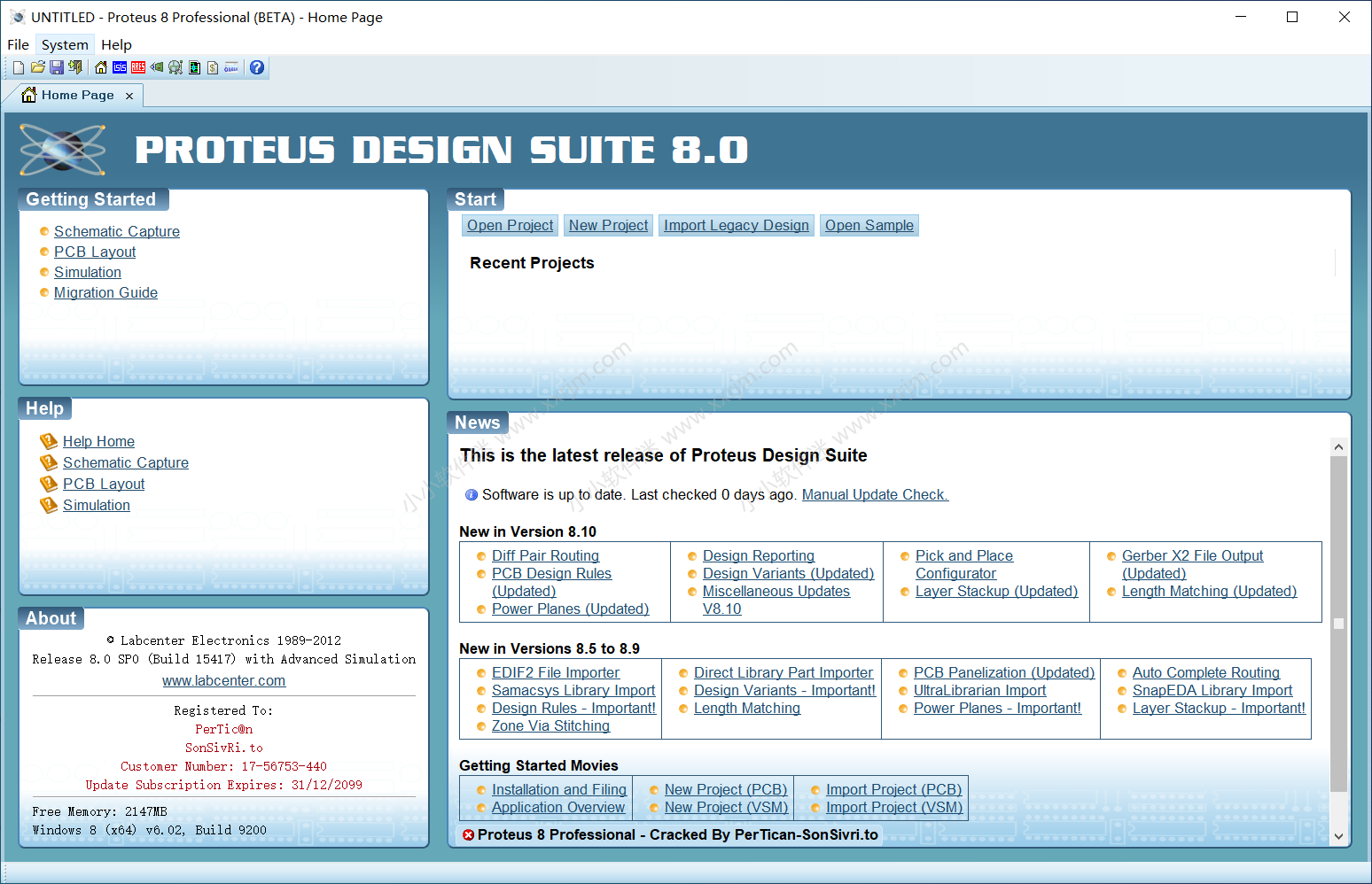 Proteus8.0完美破解汉化版下载地址和安装教程