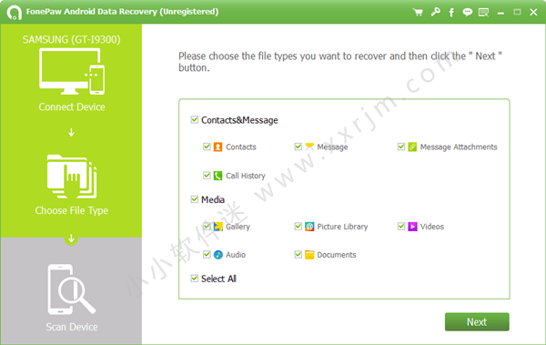 FonePaw Android Data Recovery v3.2.0-安卓手机文件恢复软件