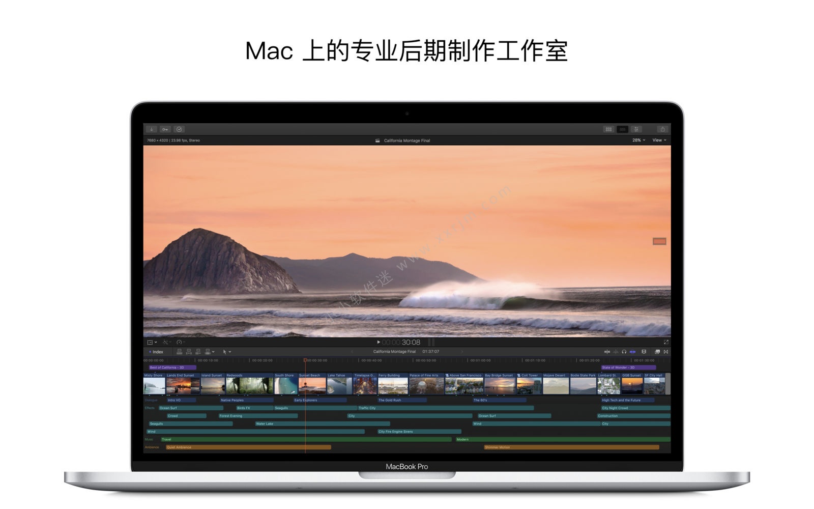 Final Cut Pro 10.5.1 Mac破解版-专属视频后期软件