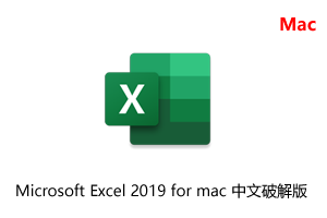 Microsoft Excel 2019 for mac 中文破解版