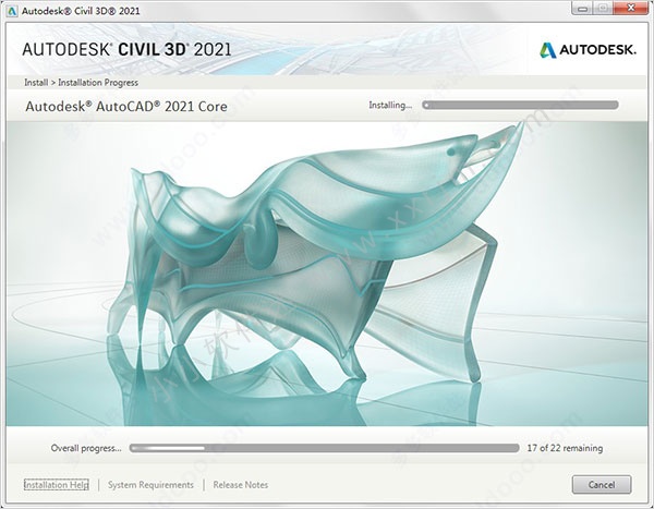 AutoCAD Civil3D 2021中文破解版附注册机+安装教程