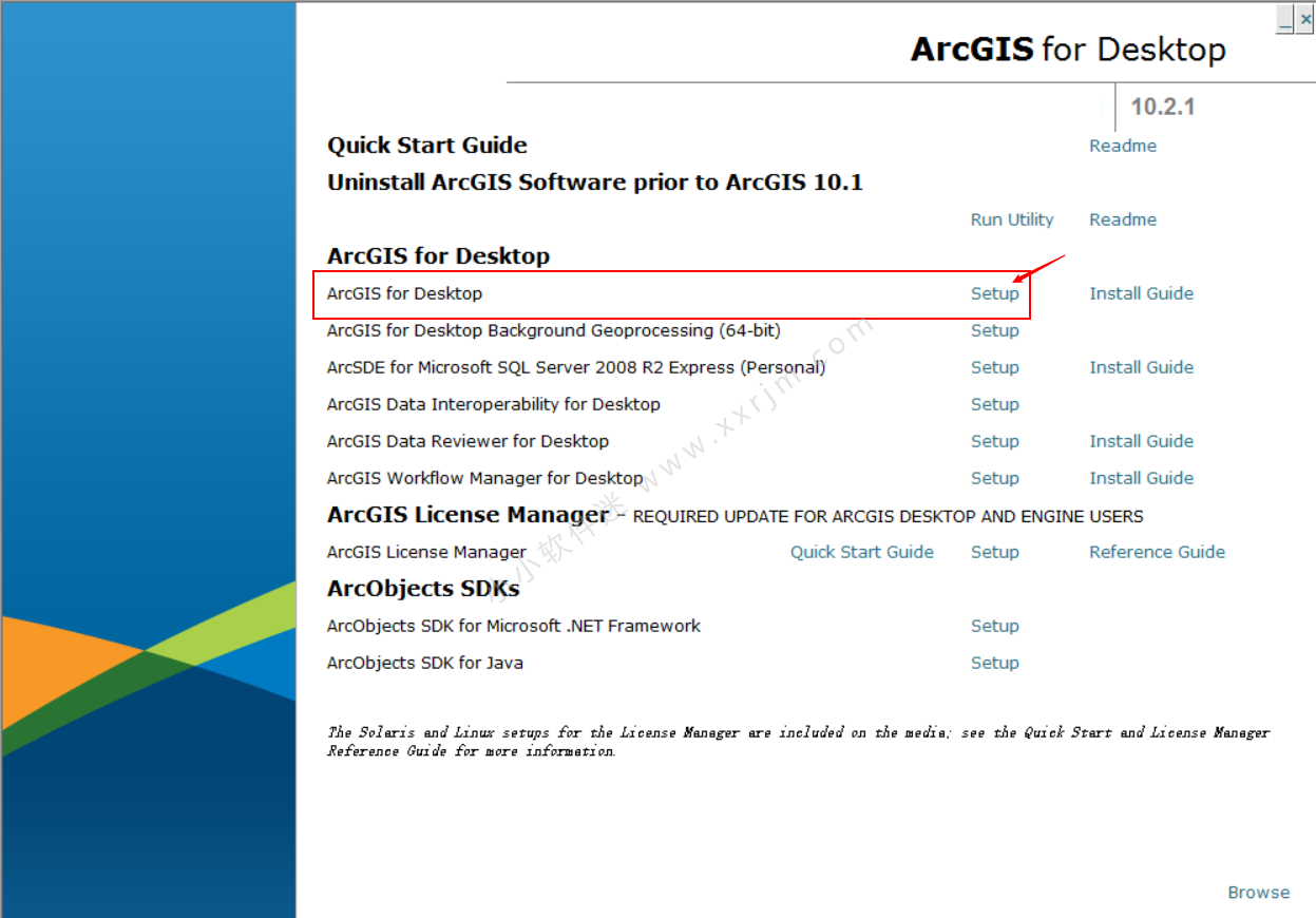 Arcgis Desktop 10.2中文破解版+安装教程