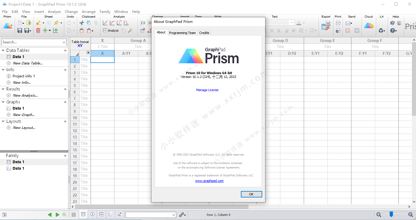 棱镜10 GraphPad Prism 10.1.2.324 英文破解版