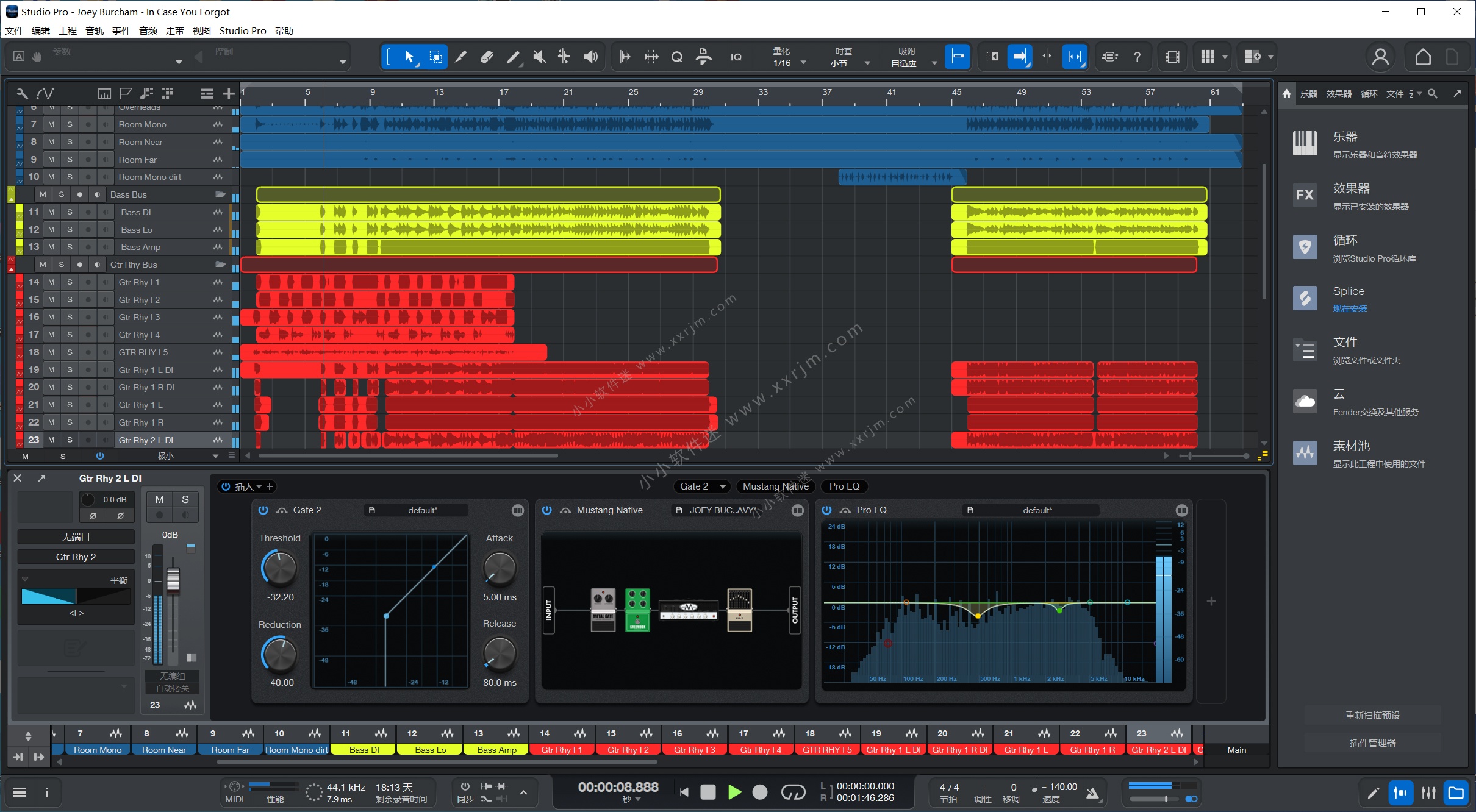 Fender Studio Pro v8.0.2 (PreSonus Studio One)中文破解版+38G扩展包